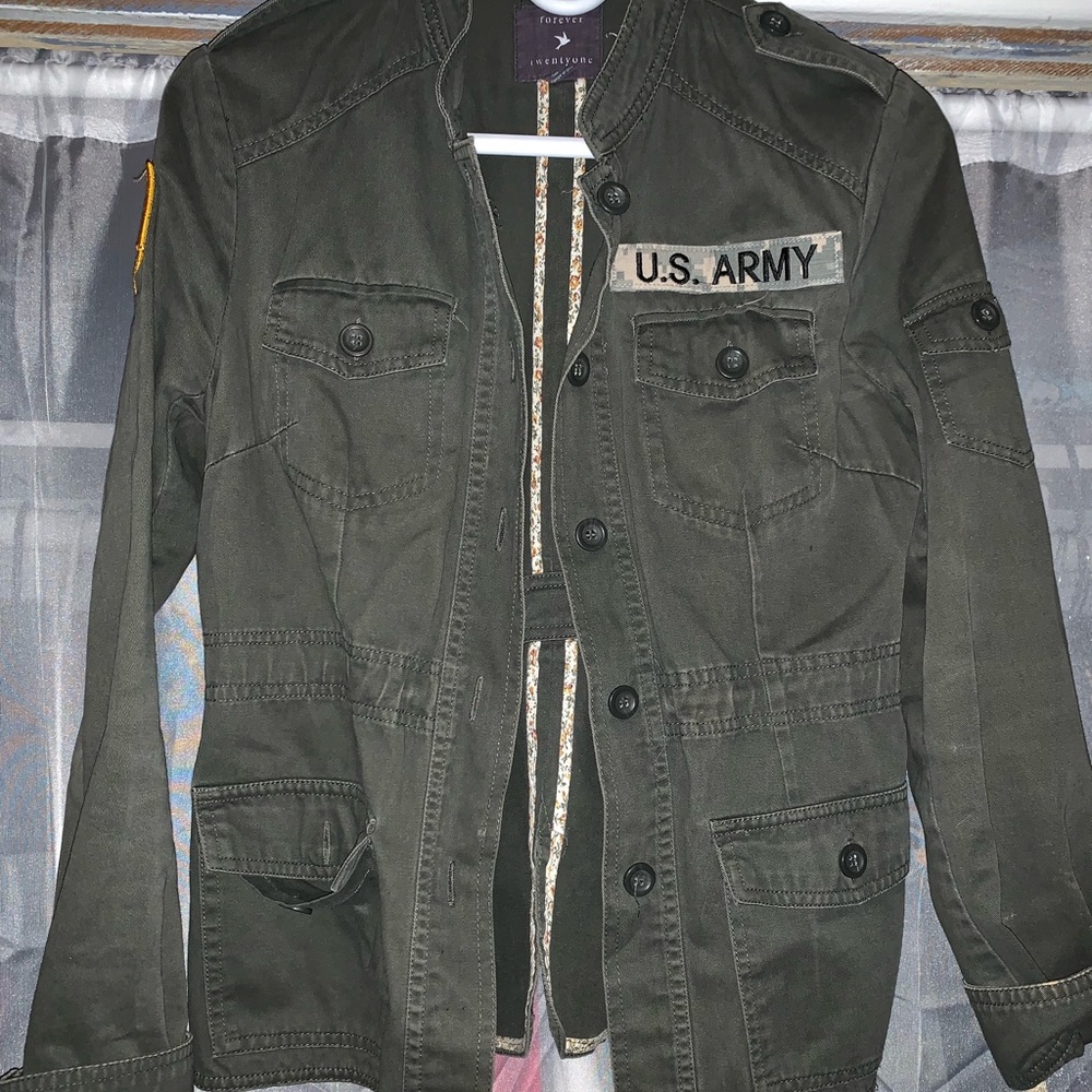 Olive green jacket